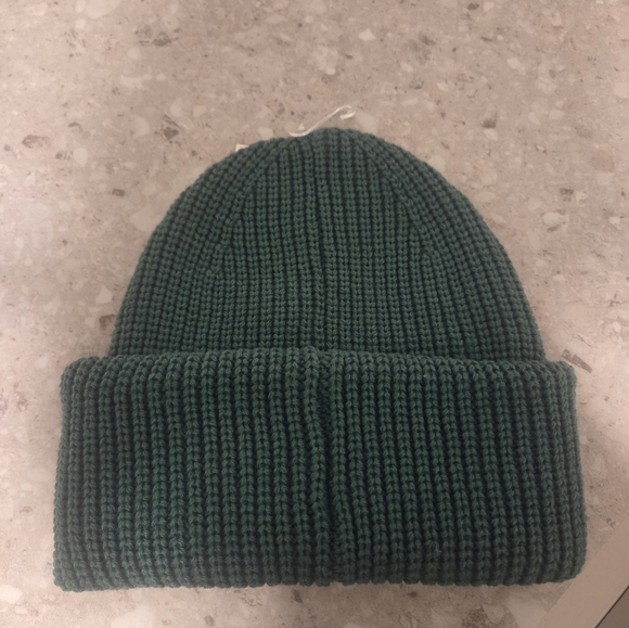 NWT Coach Ribbed Knit Beanie Hat – Hunter Green - Picture 4 of 5